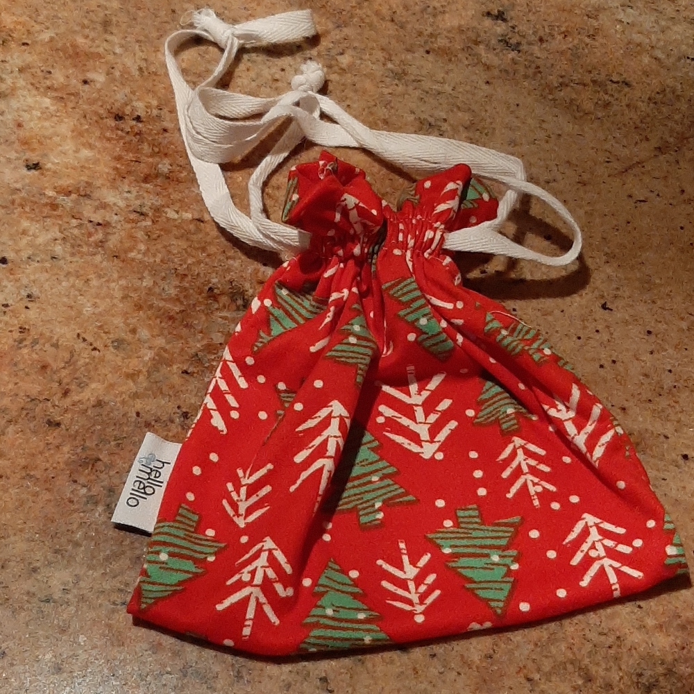Hello Mello fabric holiday pouch